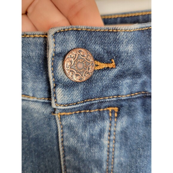 Soft Surroundings Slim Straight Leg Jeans Size M - Picture 2 of 8
